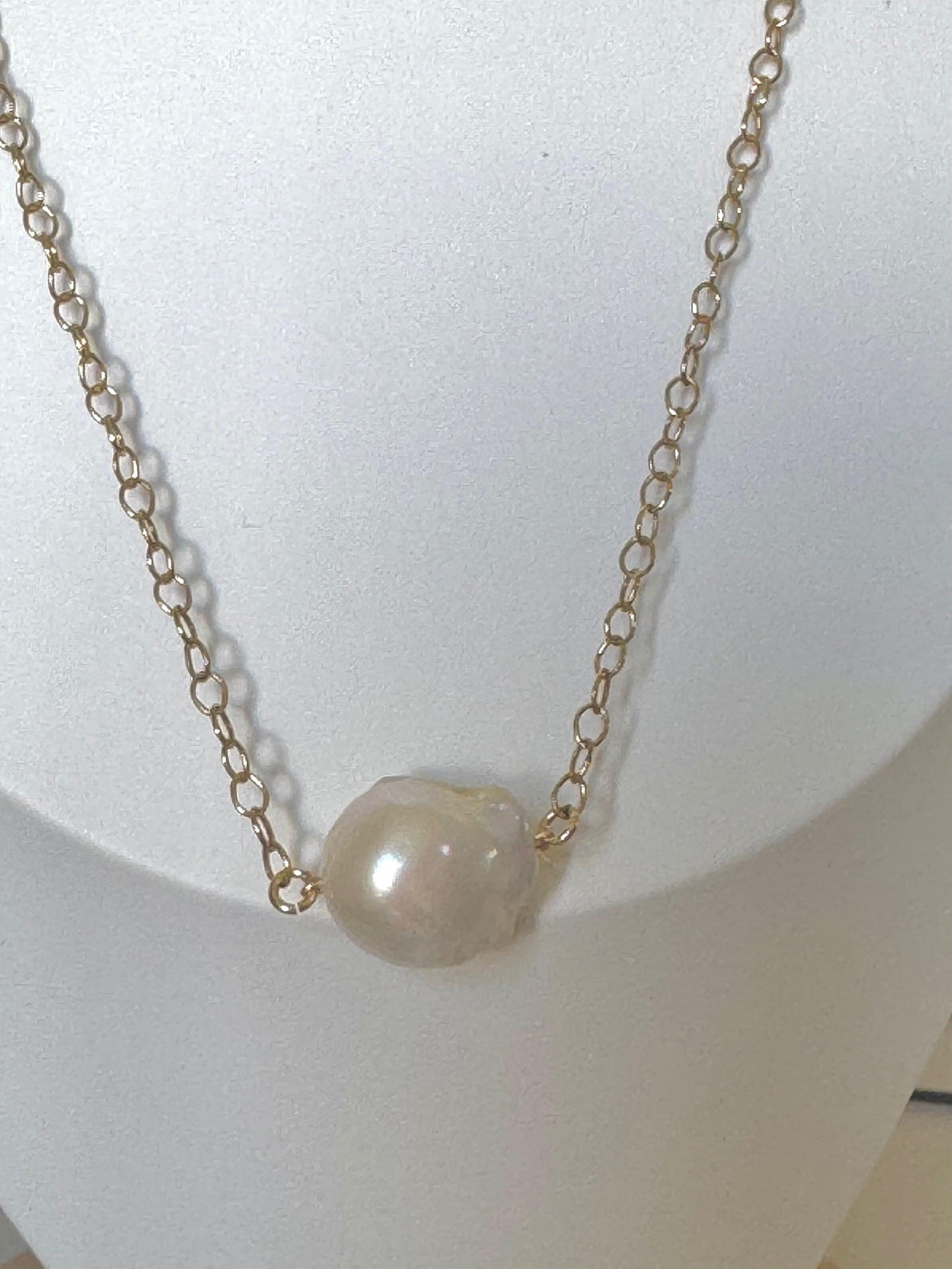 Baroque Freshwater Pearl 18K gold-filled necklace