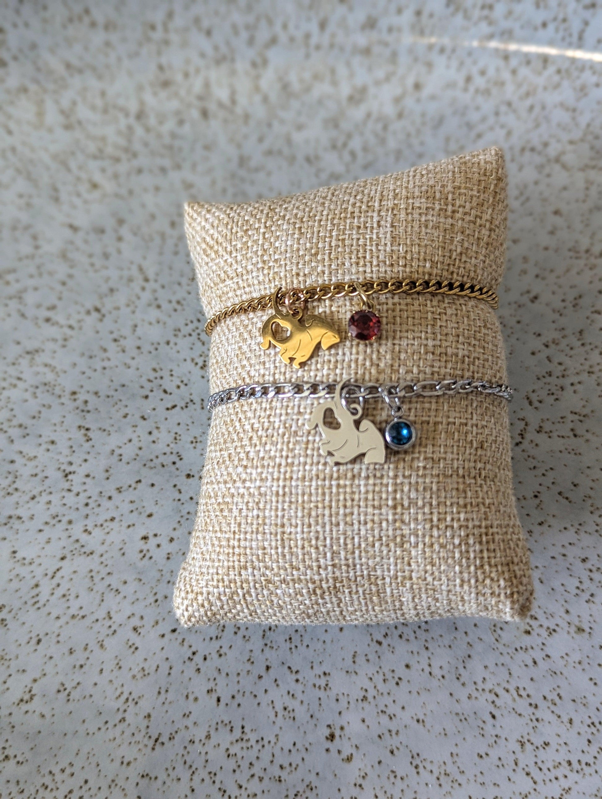 Dachshund Birthstone Charm Bracelet image 4