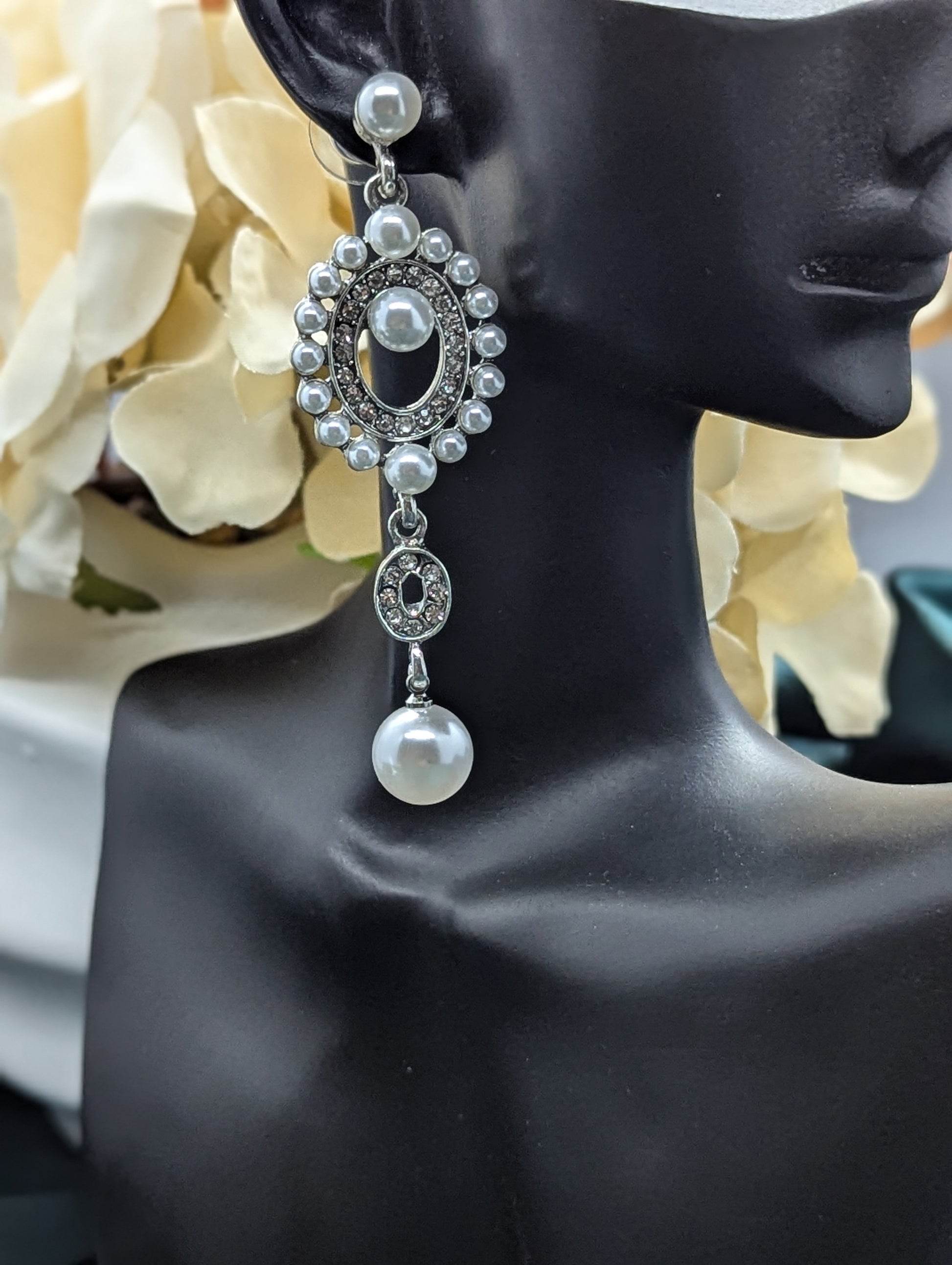 Carmela Crystal Bridal Earrings image 3