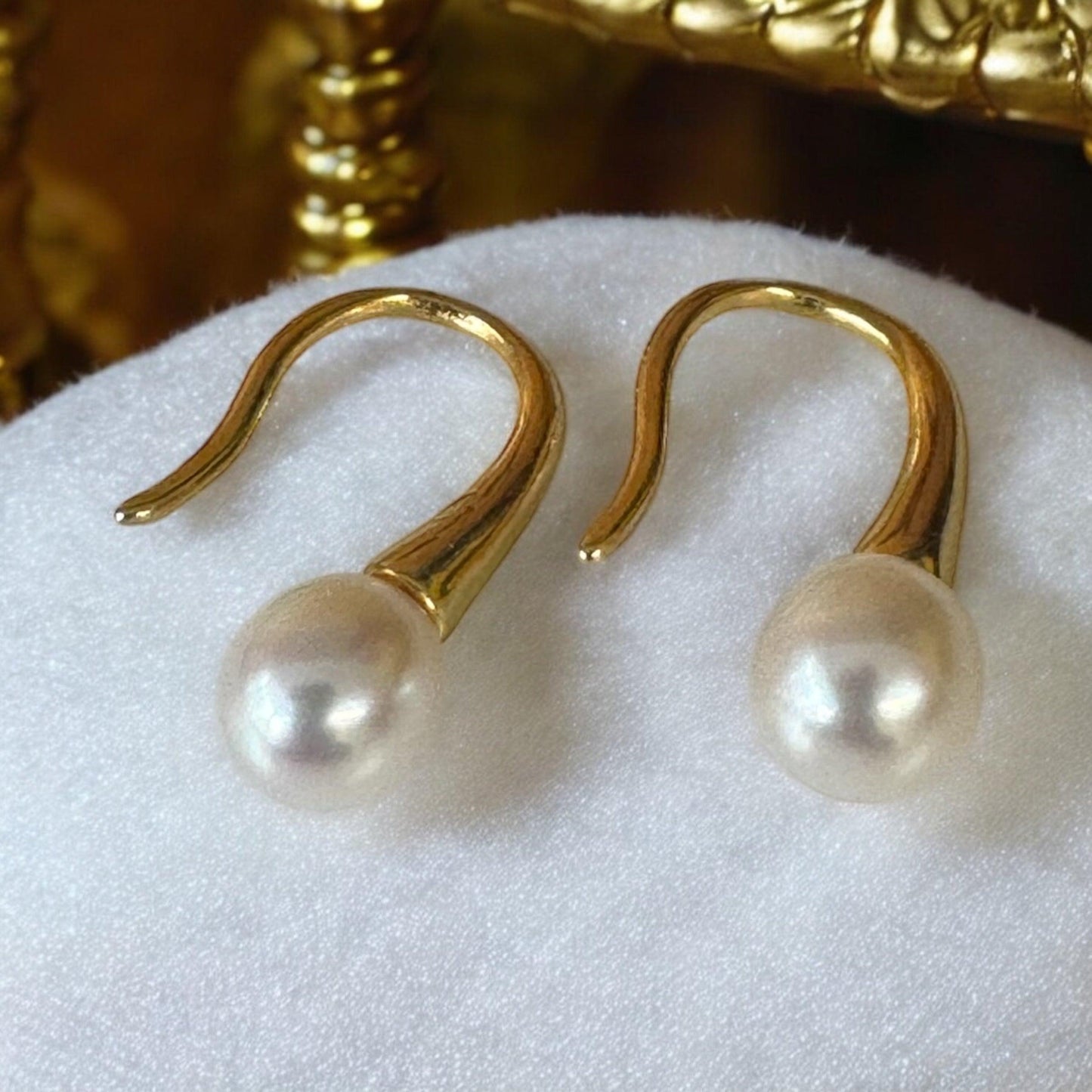 Sterling Silver Freshwater Pearl Bridal Earrings