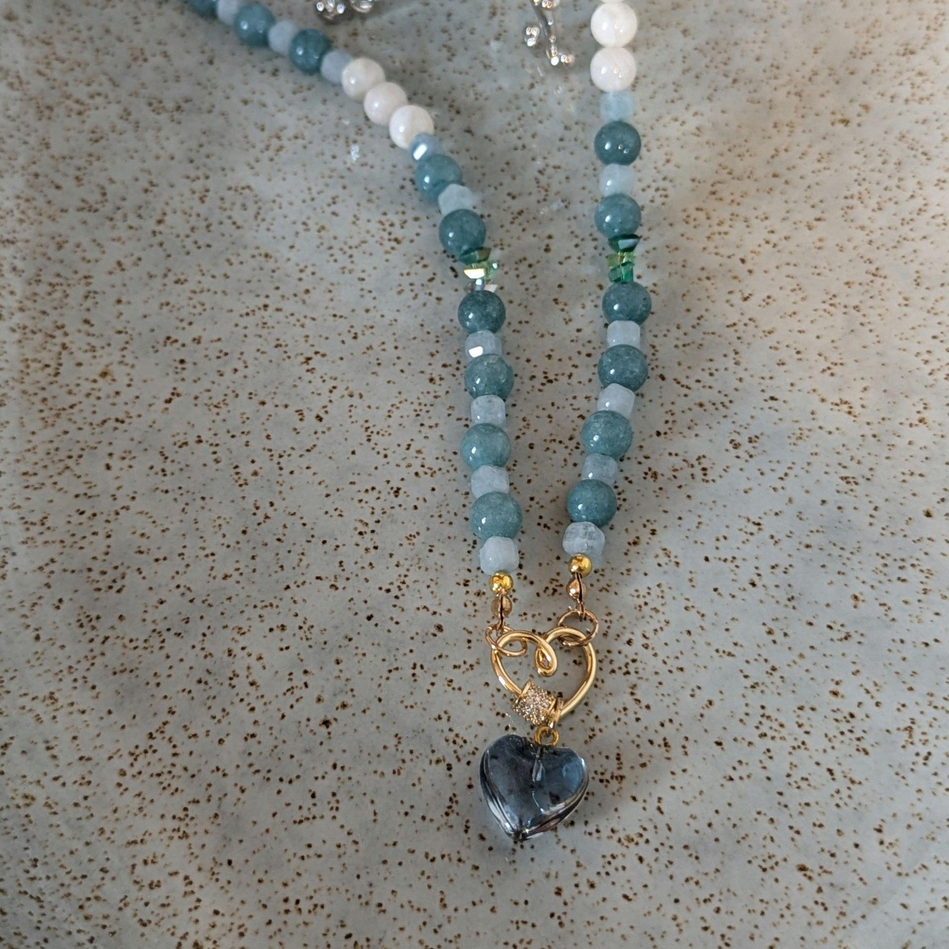 Aquamarine & Moonstone Necklace  image 0