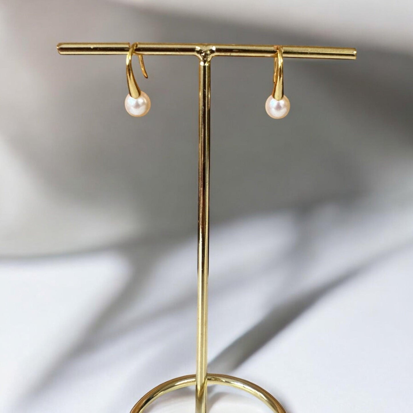 Sterling Silver Freshwater Pearl Bridal Earrings