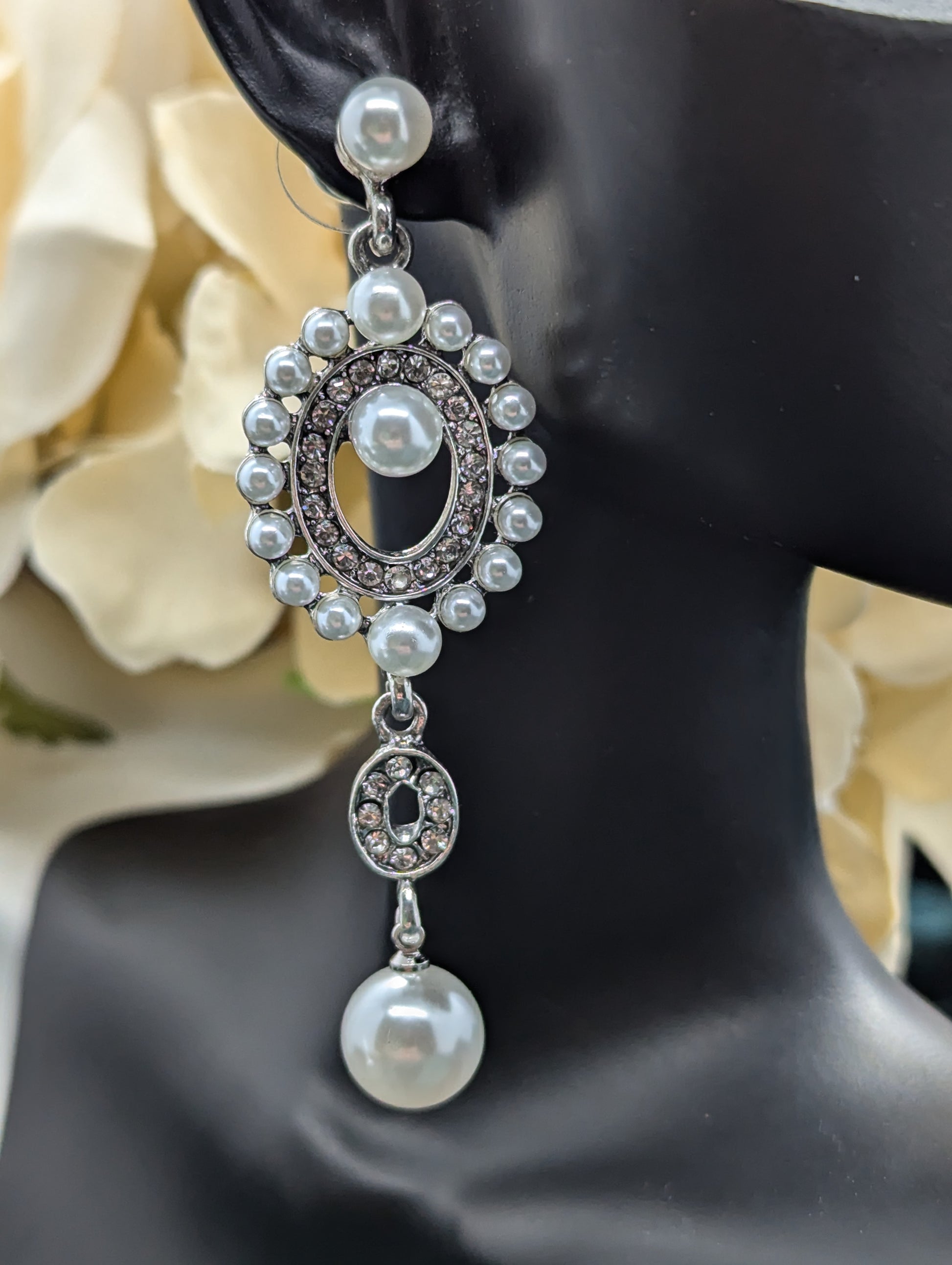Carmela Crystal Bridal Earrings image 4